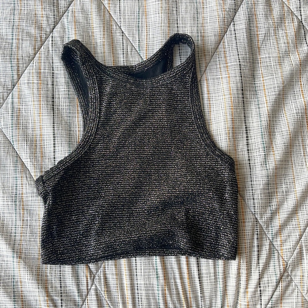 Sparkling Crop top - worn once only!